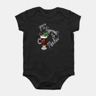 Hipster Holiday Holiday Pairings - You're the Peppermint to my Mocha Baby Bodysuit